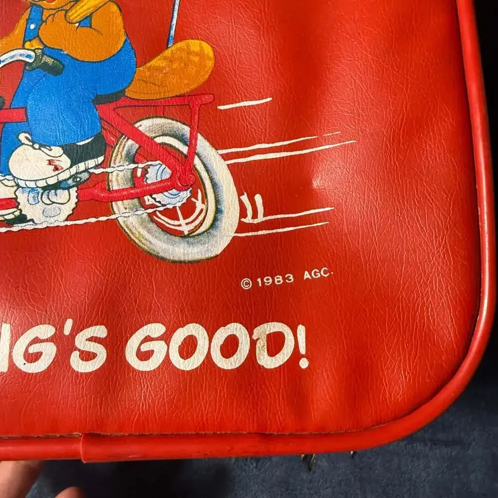 Vintage 1983 American Greetings The Get Along Gang Red Child's Suitcase